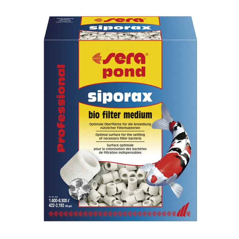 sera siporax pond Professional 25 mm 10 Liter -bio filter medium- Beliebt